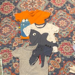 Set of 3 Kids' Graphic T-Shirts